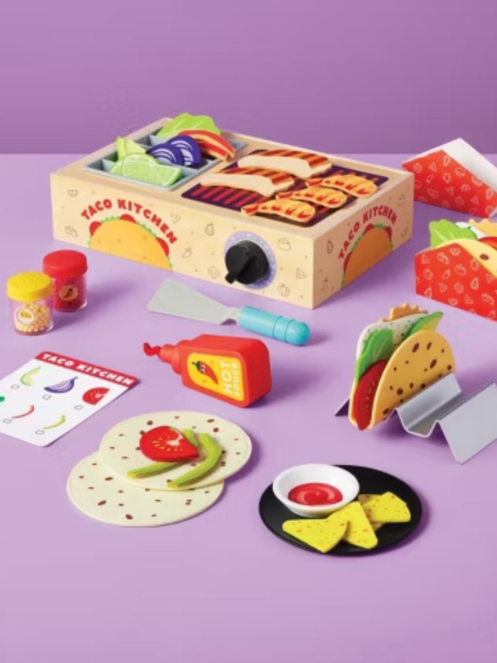 Taco Kitchen Pretend Play Taco Set - Multicolor